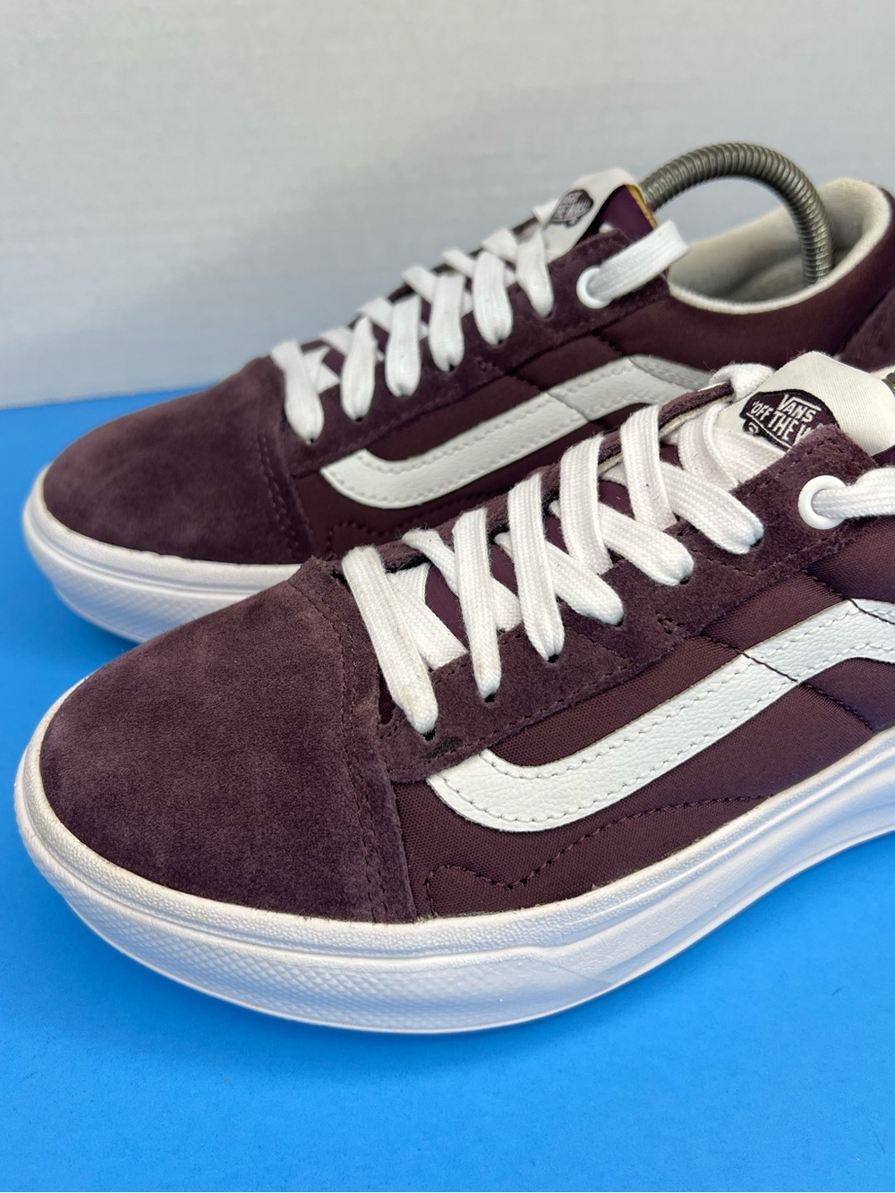 Vans Old Skool Overt CC Platform Sneaker Womens 9 Color:Wine Tasting LKNW! - Picture 10 of 15